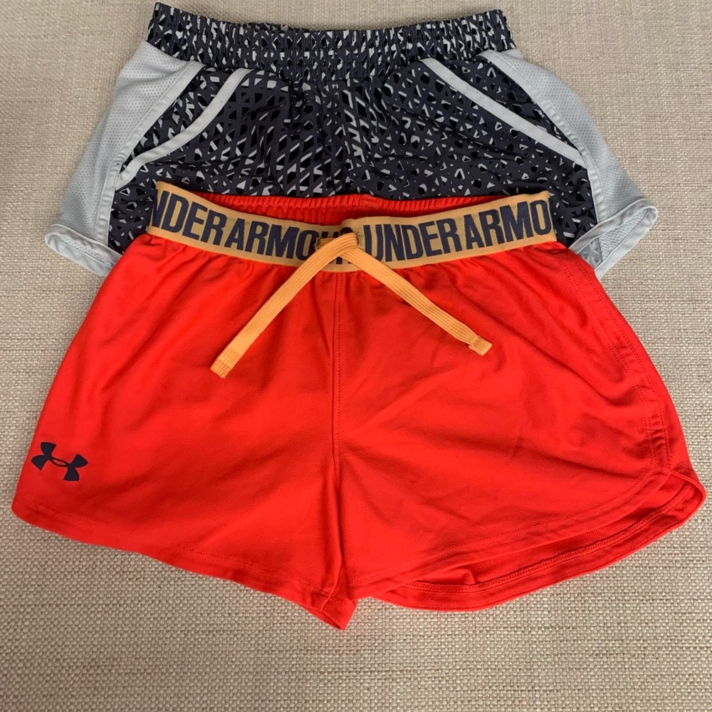 Girls Under Armour shorts, size medium